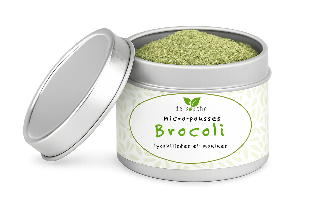 Micro-pousses de Brocoli lyophilisées en poudre